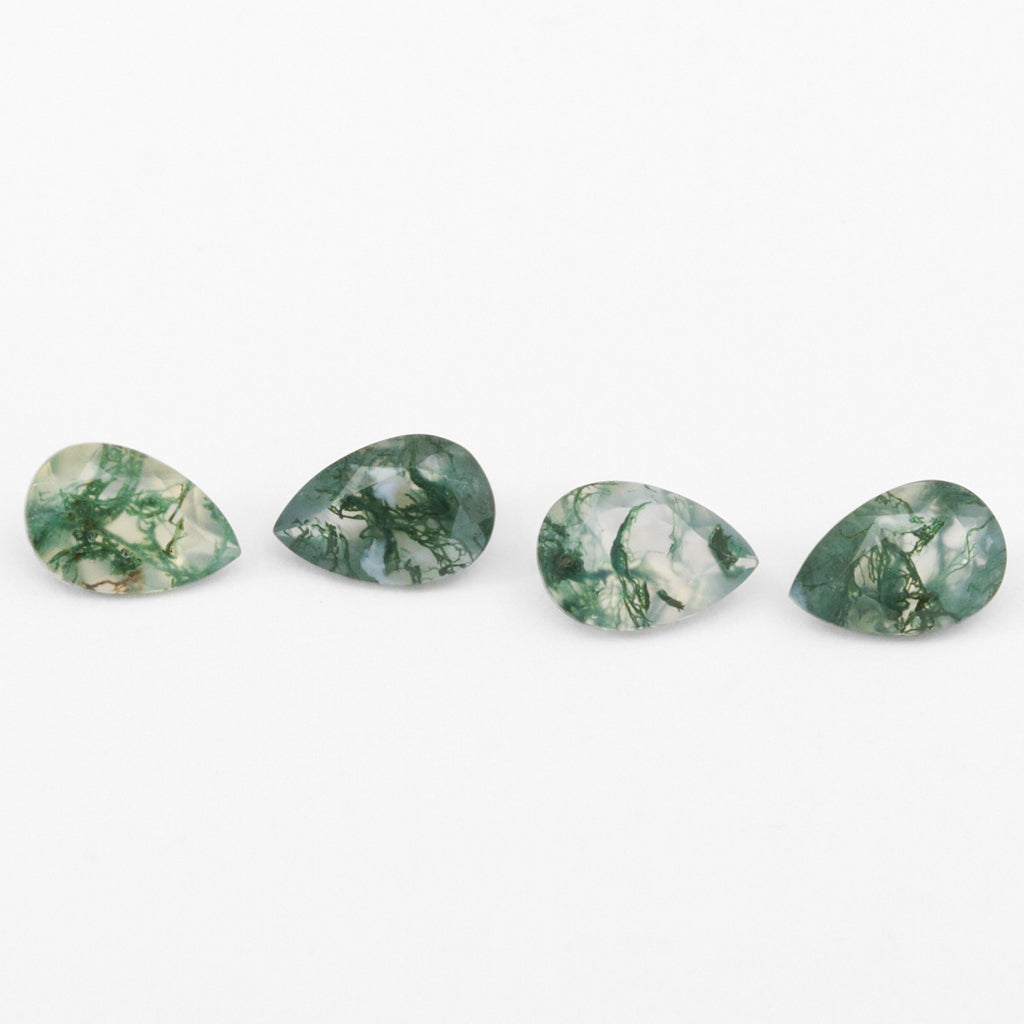5x3 to 8x5mm Moss Agate Pears