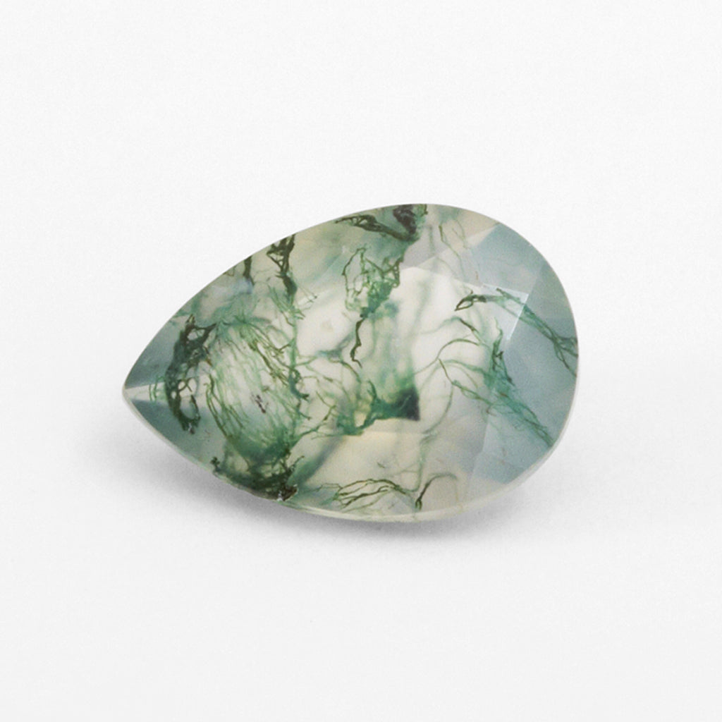 9x6 to 12x8mm Moss Agate Pears