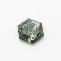 8 to 10mm Moss Agate Hex Tablets™