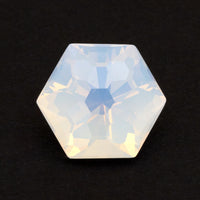 10 to 12mm Oregon Blue Hyalite Opal Honeycomb Hexagons