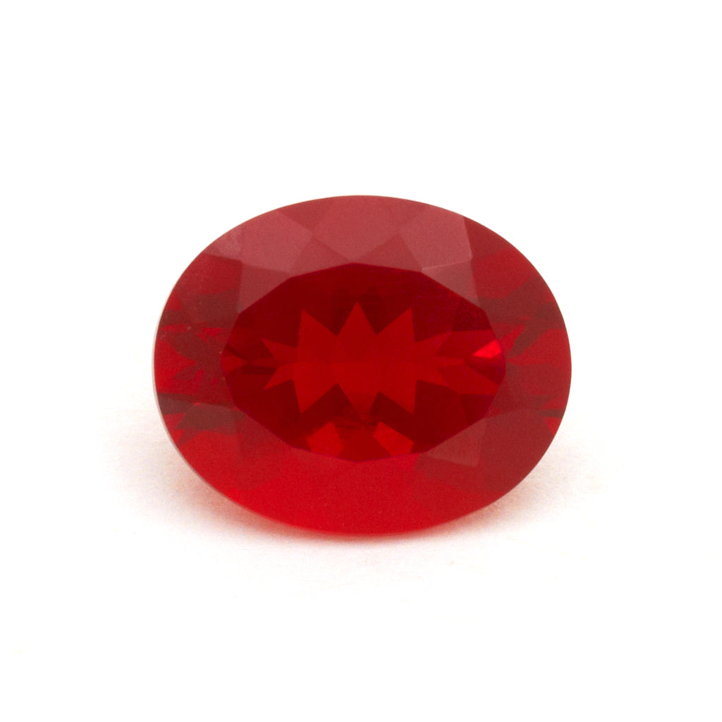 11x9mm Red Mexican Fire Opal Oval