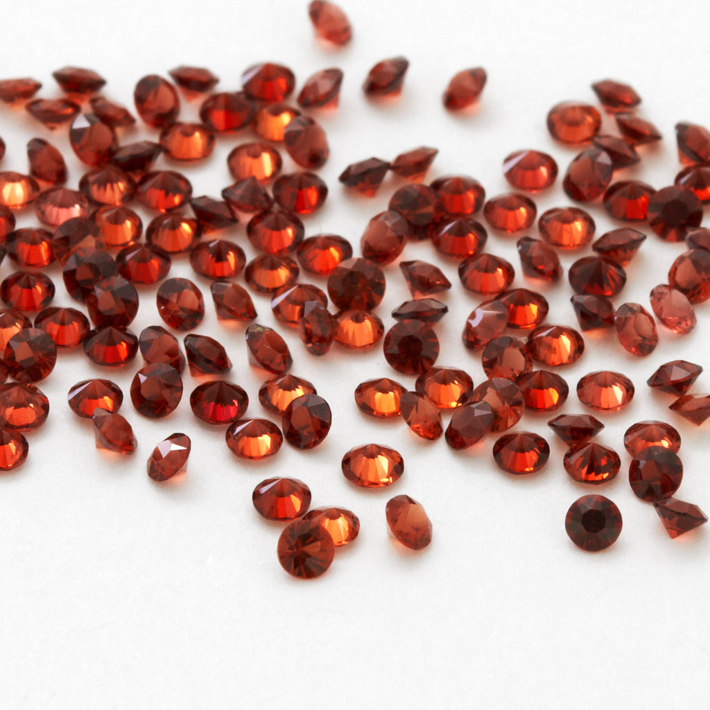 2 to 3.5mm Red Clearwater Idaho Garnet Rounds