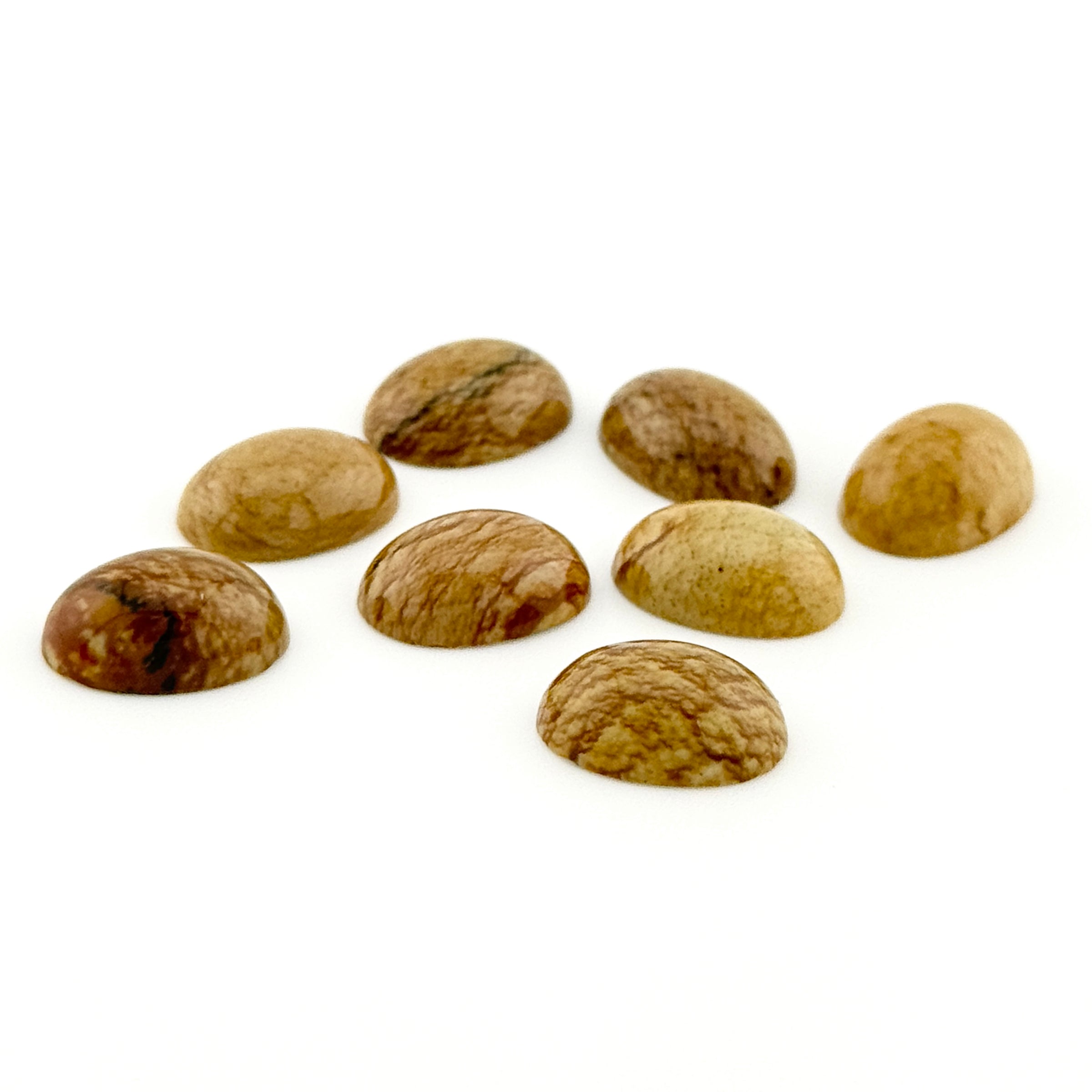 10x8 to 25x18mm Oregon Golden Desert Jasper Oval Cabs