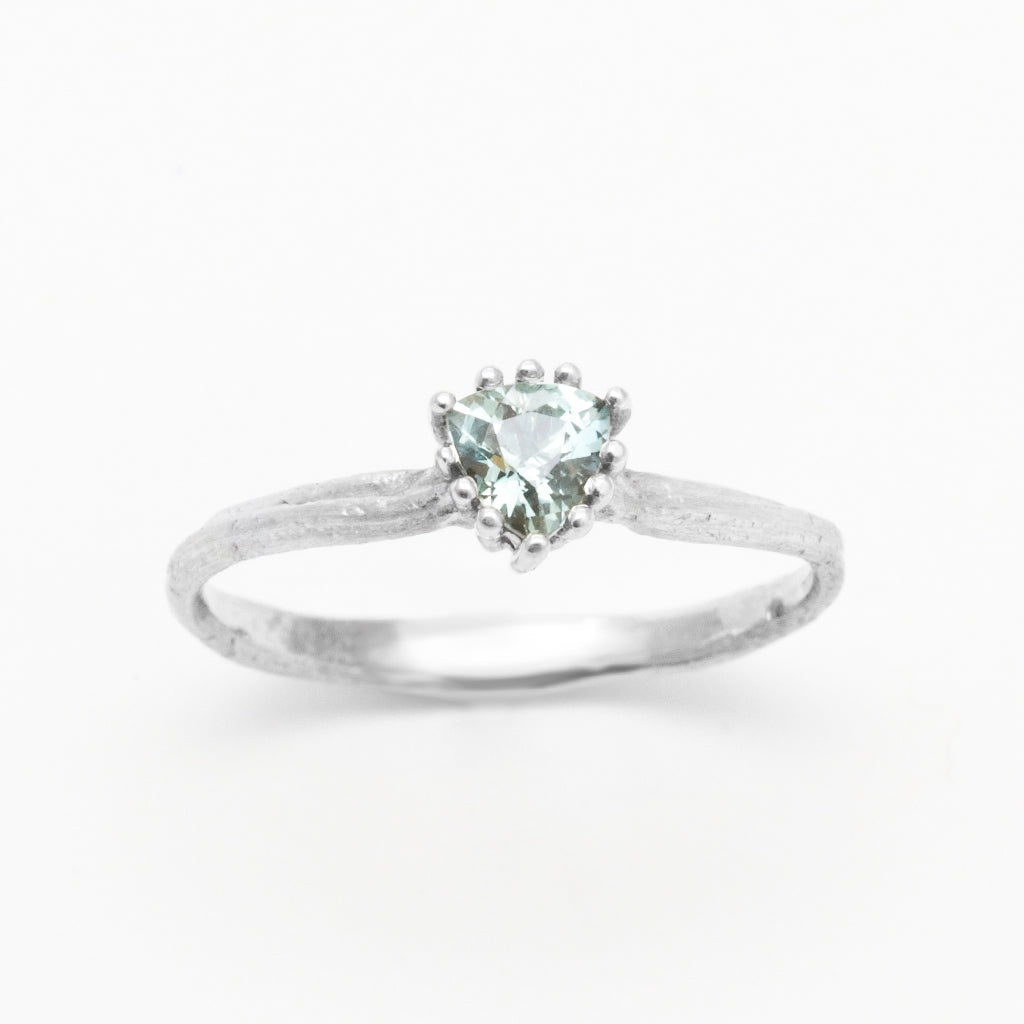 Customizable 4.5mm Trillion Organics Ring No. 9452