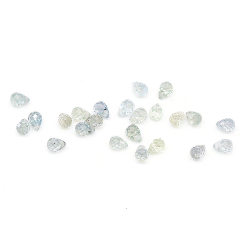 3.5x2.5mm Montana Sapphire East-West Full Drill Briolettes
