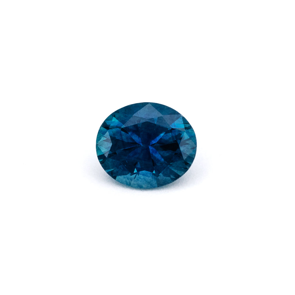 1.11ct Dark Blue Montana Sapphire Oval