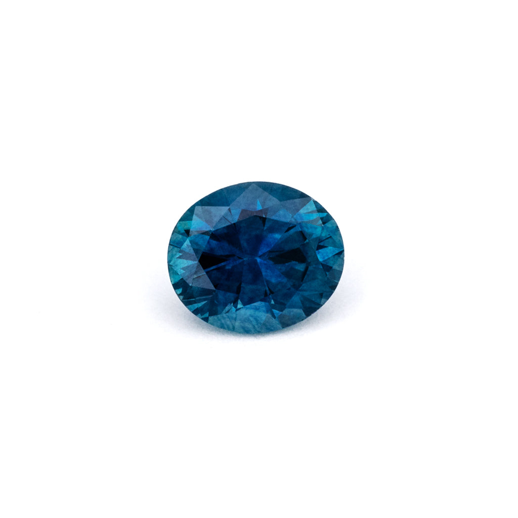1.11ct Dark Blue Montana Sapphire Oval