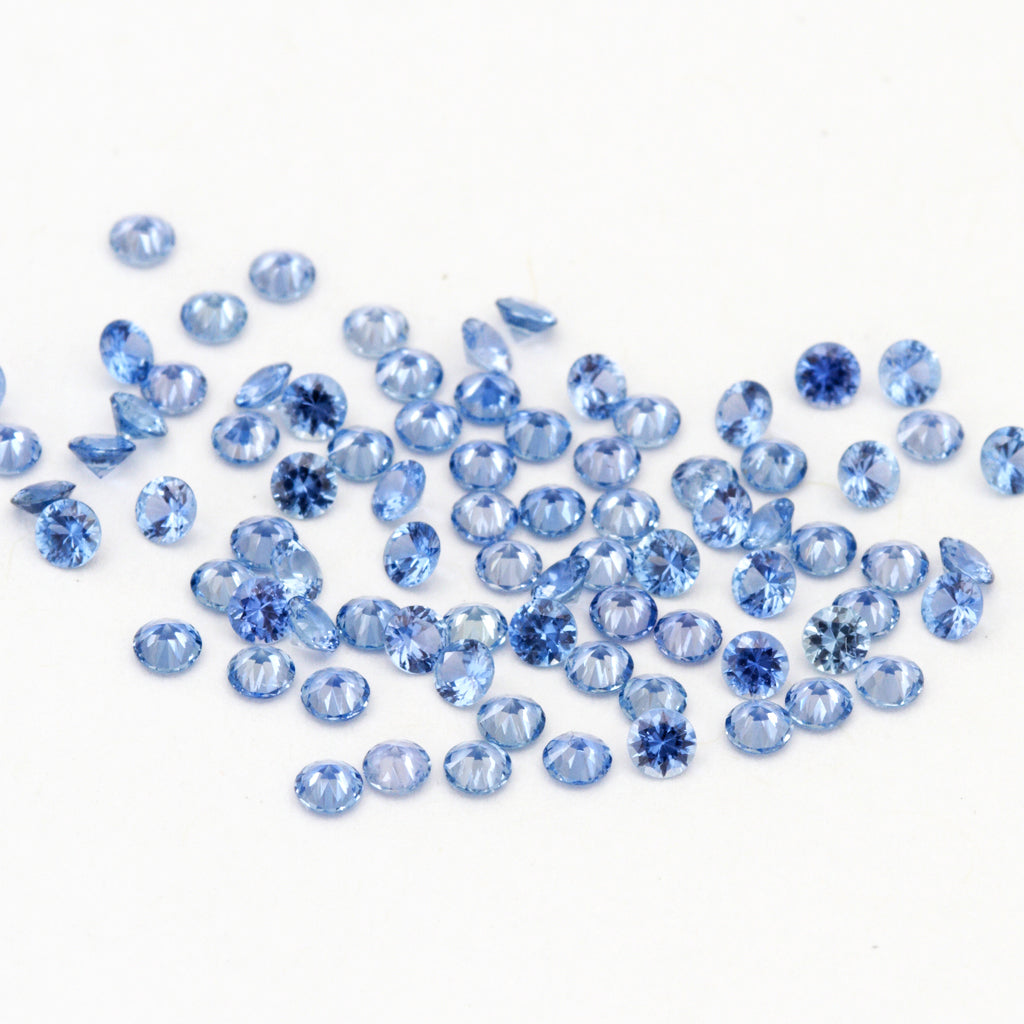1 to 2.4mm Montana Yogo Sapphire Rounds