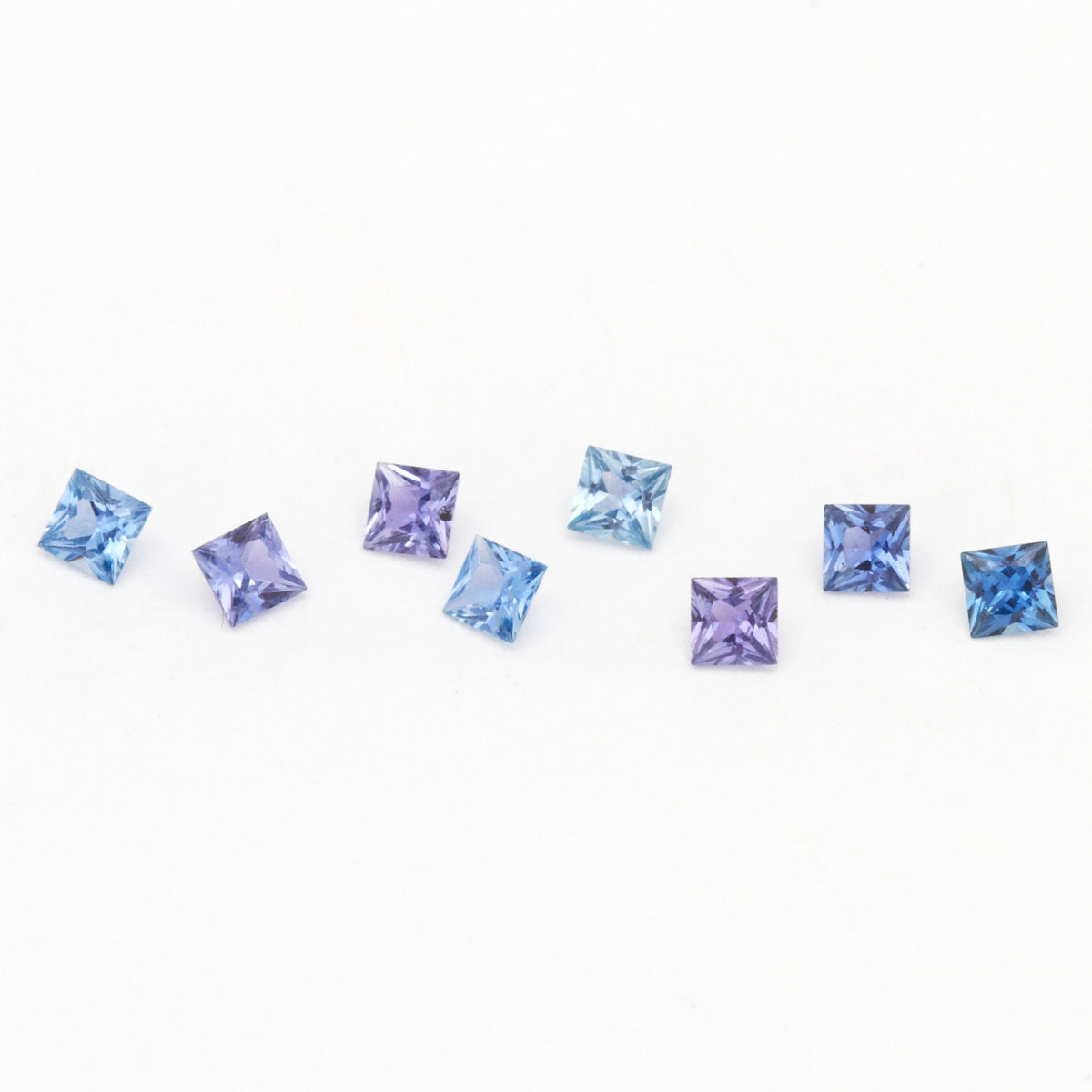 2mm Montana Yogo Sapphire Princess Cuts