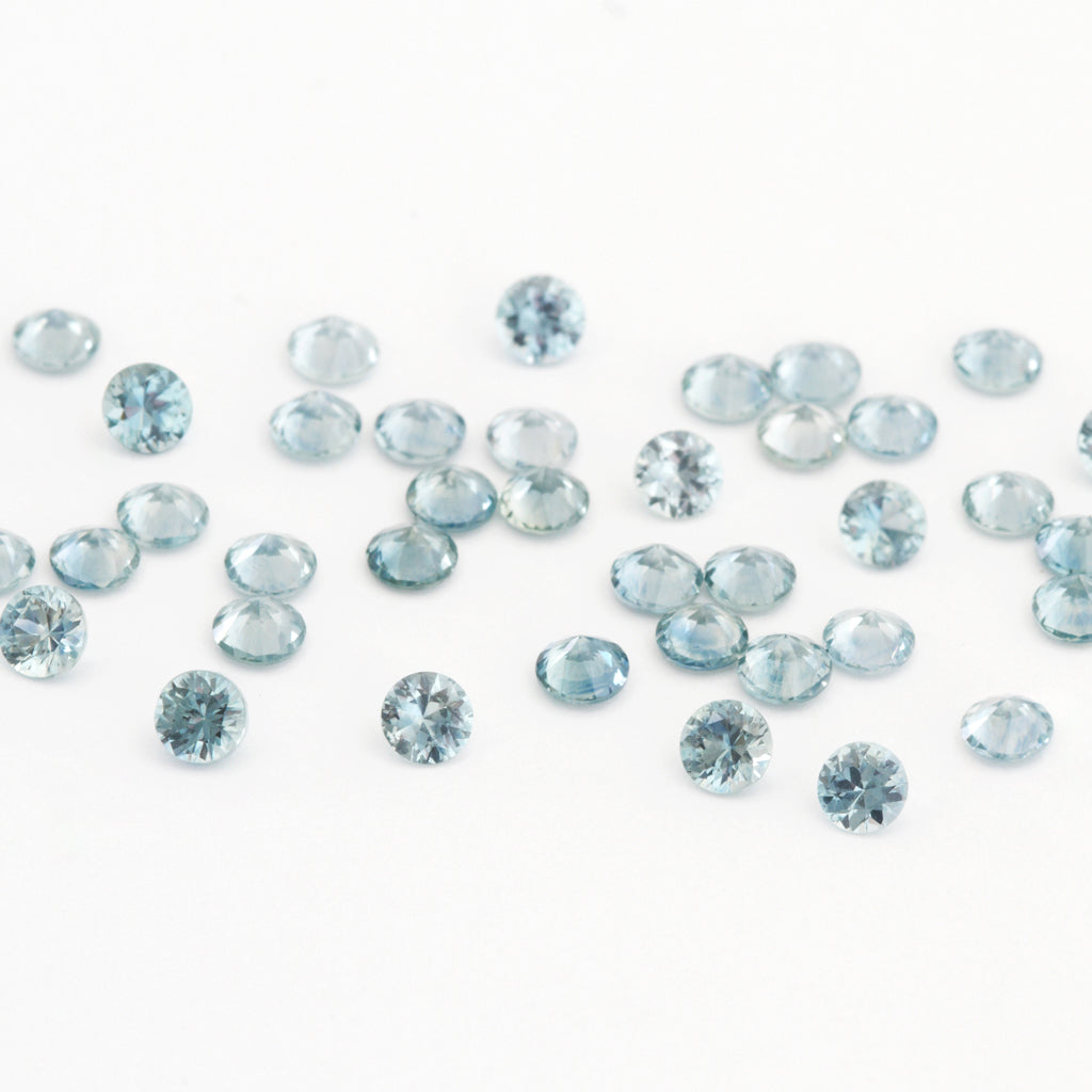 1.5 to 3.75mm Light Denim Montana Sapphire Rounds