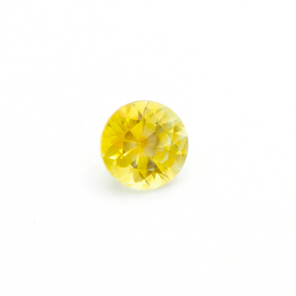 4 to 5.5mm Medium Yellow Montana Sapphire Rounds