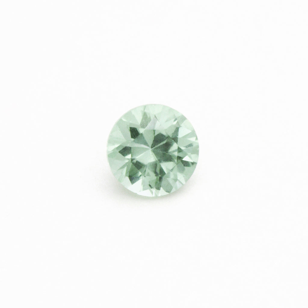 4 to 5.5mm Light Green Montana Sapphire Rounds