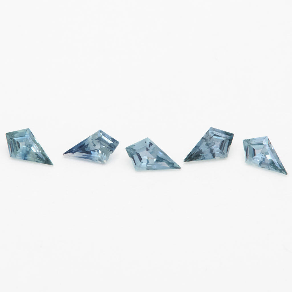 5x3 to 7x5mm Medium Denim Montana Sapphire Kites