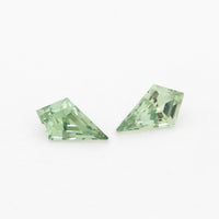 5x3 to 7x5mm Medium Green Montana Sapphire Kites