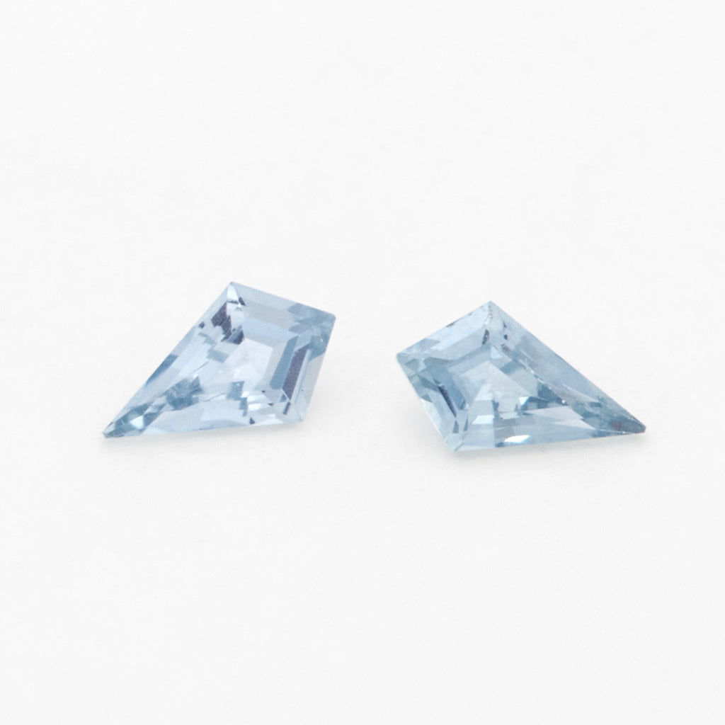 5x3 to 7x5mm Light Blue Montana Sapphire Kites