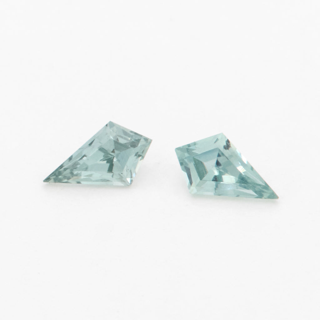 5x3 to 7x5mm Light Teal Montana Sapphire Kites
