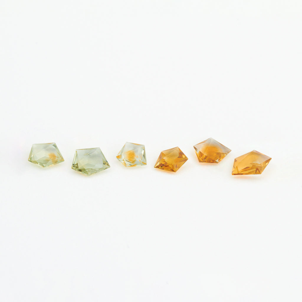< 1ct One-of-a-Kind Multi-Colored Montana Sapphire GeoCuts™