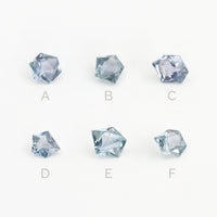 < 1ct One-of-a-Kind Blue-Lavender Montana Sapphire GeoCuts™