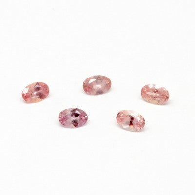 6x4mm Natural Oval Paparadscha Sapphire