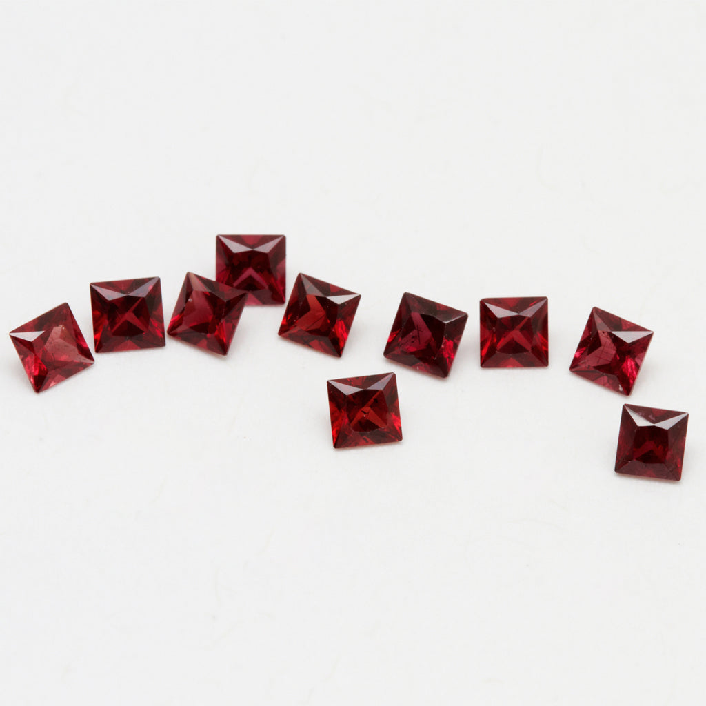 2.5 to 5mm Anthill Garnet Princess Cuts