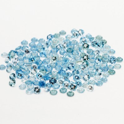 3mm Rnd AA Aquamarine Melee