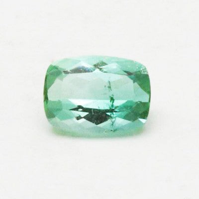 8x6mm Green Seafoam Tourmaline® Cushion