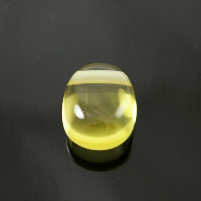 20x15mm Polished and Drilled Oro Verde Quartz Tapered Oval Bead