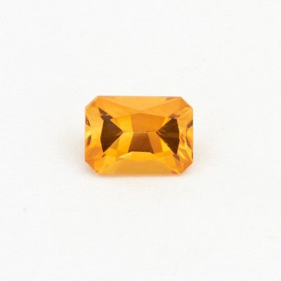 7x5mm Natural Barion Emerald Cut Yellow Citrine