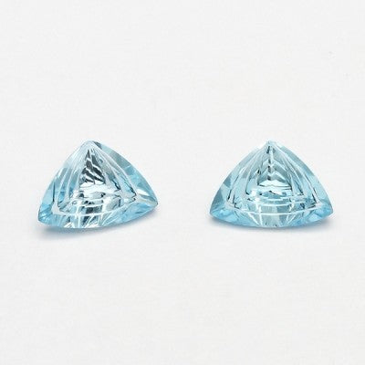 10x7mm Sky Blue Topaz Fantasy Trillions