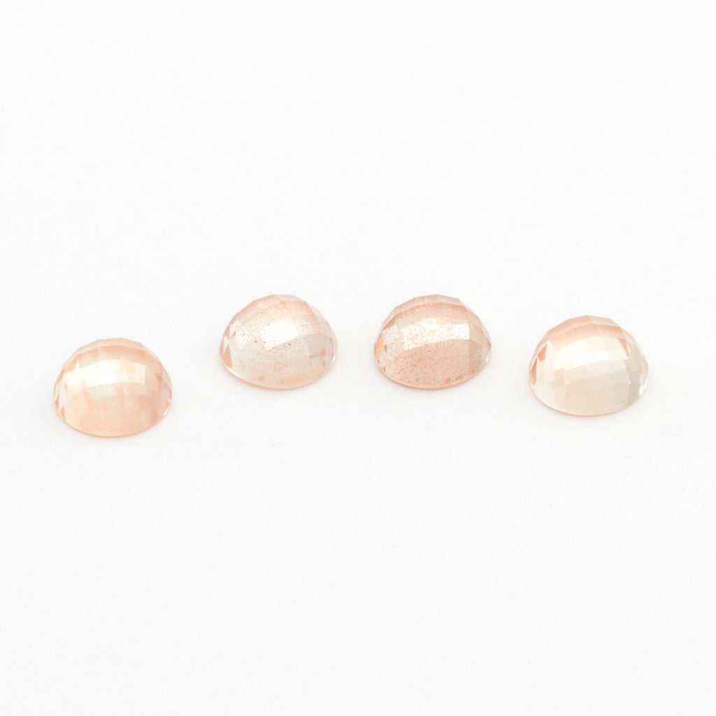 3 to 7mm Oregon Sunstone Rose Cut Rounds