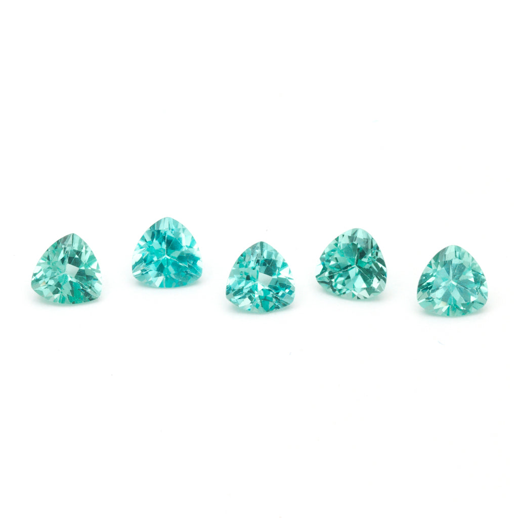 4.5mm to 7mm Blue/Green Apatite Trillions