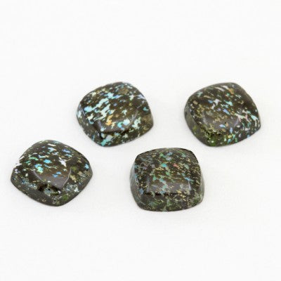10mm Square Cabochon Cut Leopard Opal