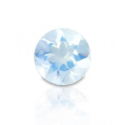 6mm Round Natural Oregon Blue Hyalite Opal