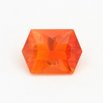 15.1x10.1mm Natural Cathederal Cut Radial Mexican Fire Opal