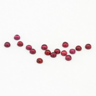 2.5mm Round Cabochon Cut Anthill Garnet Melee