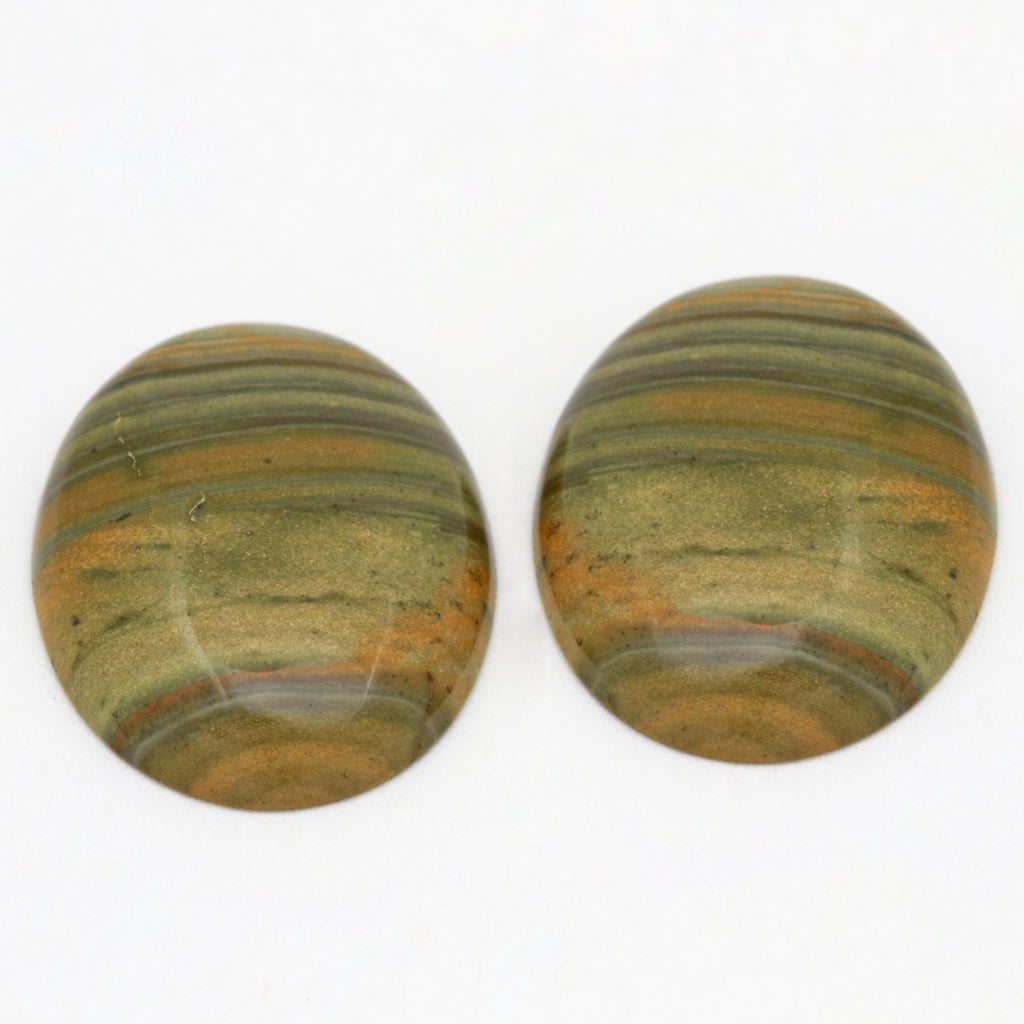 25x18mm Oregon Saturn Jasper Oval Cabs
