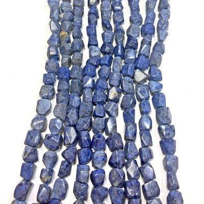 Dumortierite Polished Baroque Rough Drilled Bead Strands
