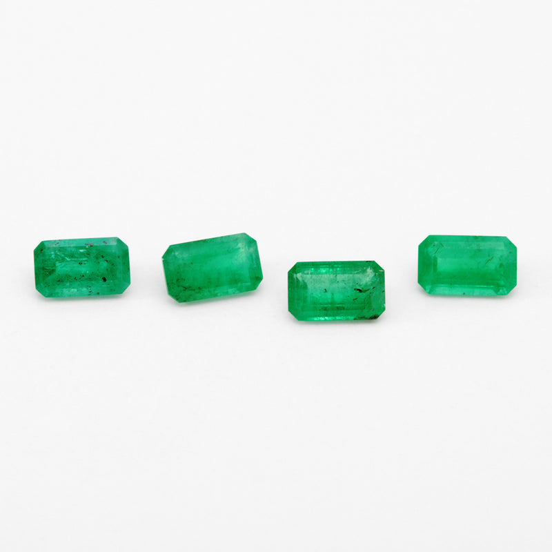 5x3mm AA Dark Emerald Cut Brazilian Emeralds