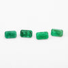 5x3mm A Dark Emerald Cut Brazilian Emeralds