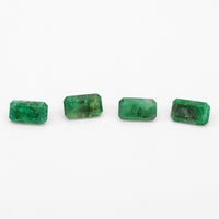 5x3mm B Dark Emerald Cut Brazilian Emeralds