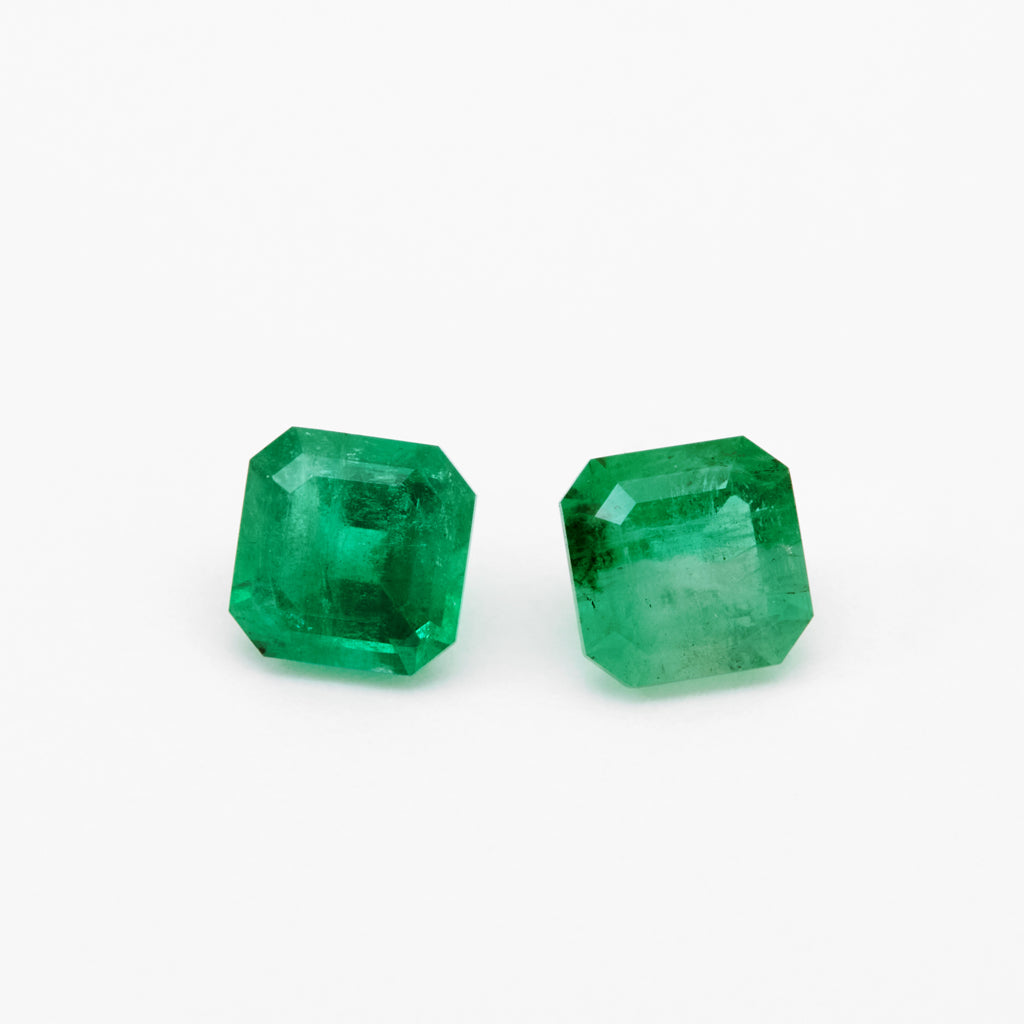 0.60 to 0.70ct One-of-a-Kind Emerald Cut Brazilian Emeralds
