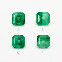 0.60 to 0.70ct One-of-a-Kind Emerald Cut Brazilian Emeralds