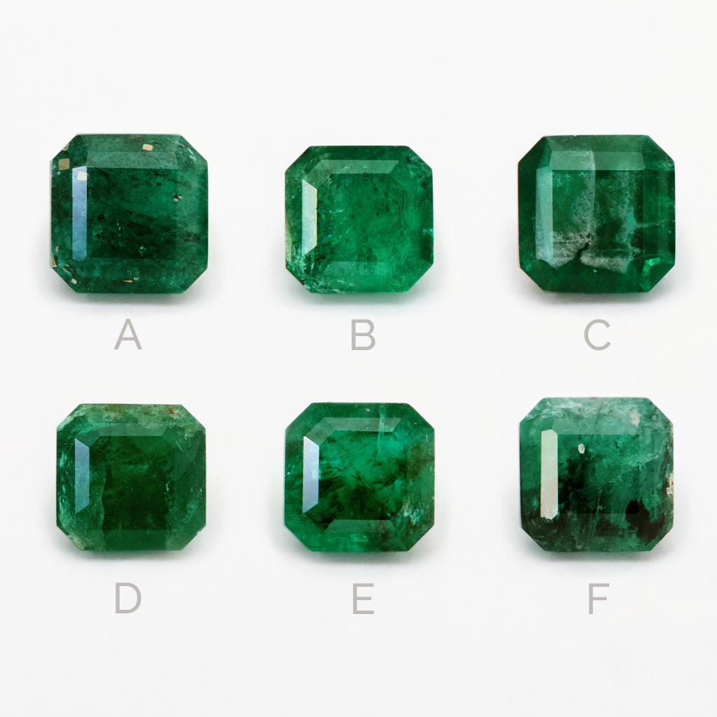 0.50 to 1.0ct One-of-a-Kind Emerald Cut Brazilian Emeralds