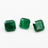 0.50 to 1.0ct One-of-a-Kind Emerald Cut Brazilian Emeralds