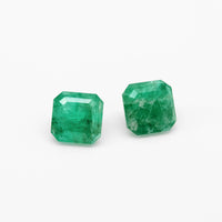 0.75 to 1ct One-of-a-Kind Emerald Cut Brazilian Emeralds
