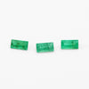 4x2 to 5x2.5mm A Dark Brazilian Emerald Baguettes