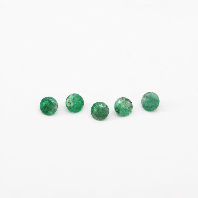 1 to 3.75mm B Dark Brazilian Emerald Rounds