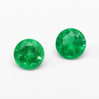 4 to 5.5mm AAA Dark Brazilian Emerald Rounds