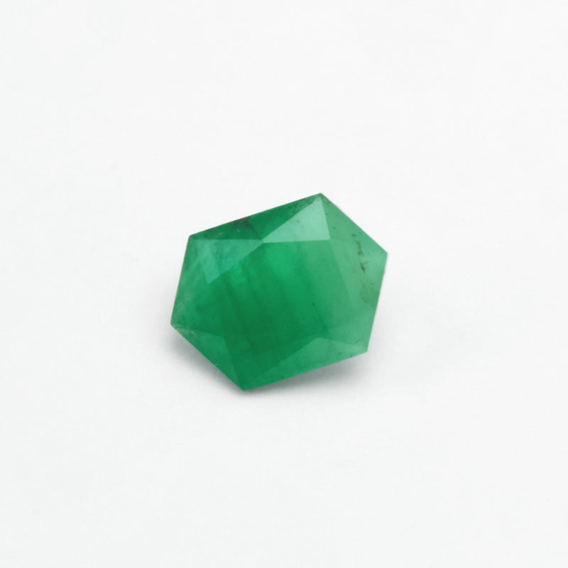1.31ct Brazilian Emerald Hexagon