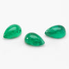 6x4mm AAA Dark Brazilian Emerald Pear Cabs